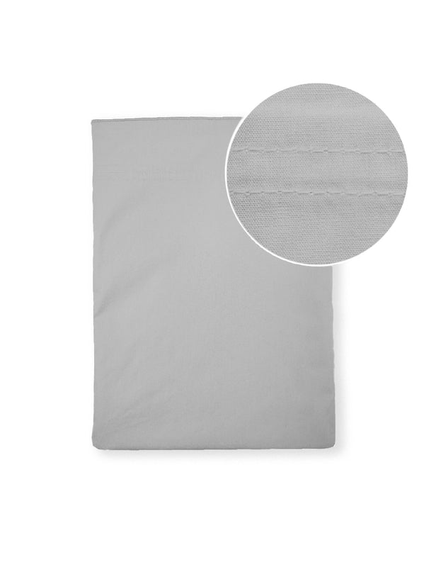DRAP PLAT LA PERCALE FRANCAISE PLATINE