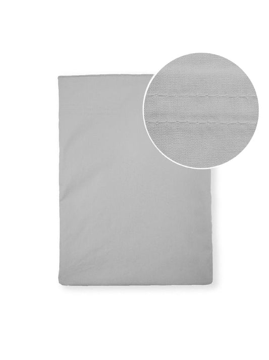 DRAP PLAT LA PERCALE FRANCAISE PLATINE