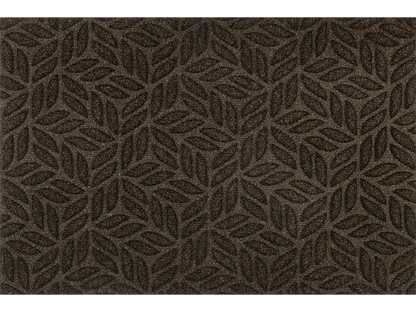 Tapis DUNE Leaves dark brown 60x90 cm - Wash+Dry