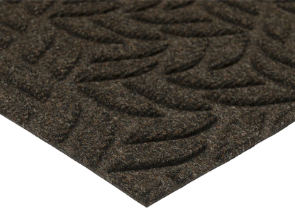 Tapis DUNE Leaves dark brown 60x90 cm - Wash+Dry