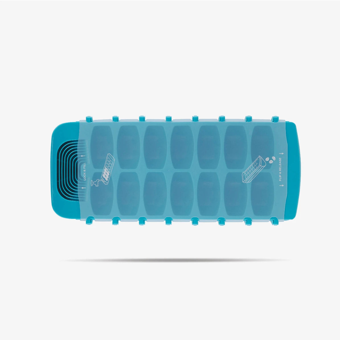 Nospilla - Bac à glaçons avec couvercle silicone - Dreamfarm