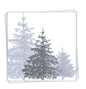 Serviettes papier sapin argent 25 x 25 cm - Françoise Paviot
