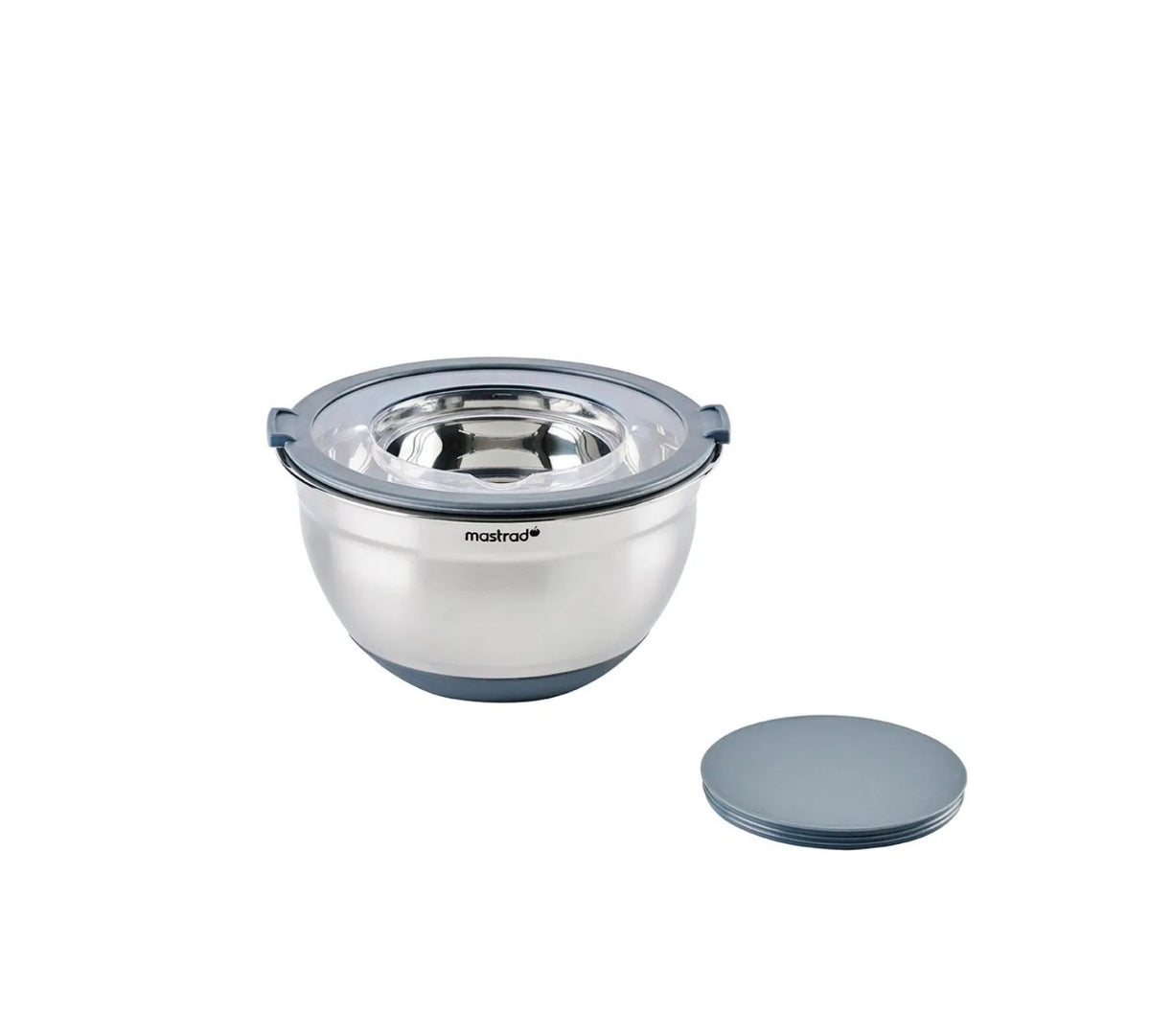 Bol inox avec couvercle anti projection - Mastrad