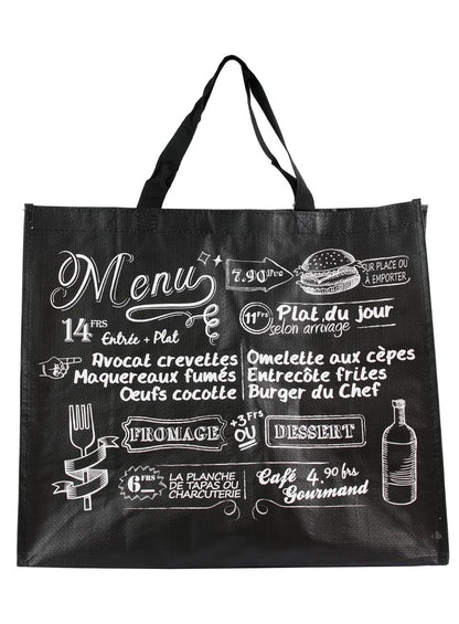 Sac de courses pliable Totally Addict avec coque et mousqueton