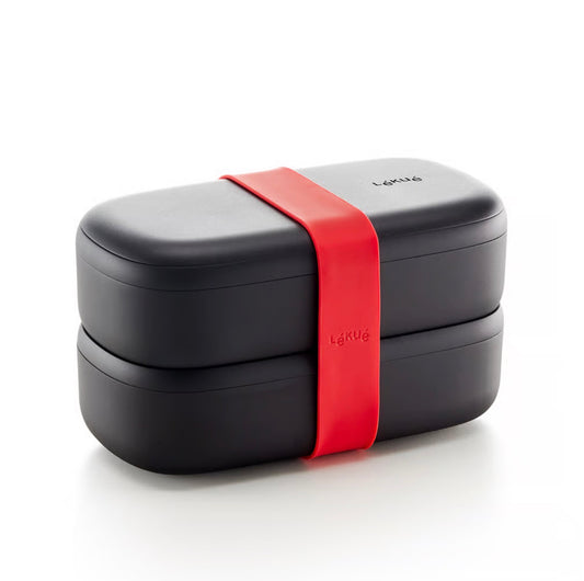 Boîte à lunch To Go Lékué - polycarbonate noir