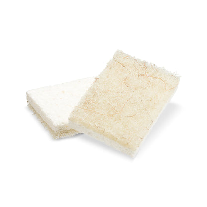 Cleana Colada - Lot de 2 éponges végétales avec grattoir en noix de coco - Full Circle