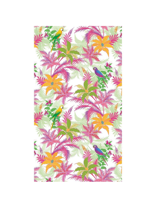Fouta Paradisio Rosa Rose 90x160 en 100 % coton - double face
