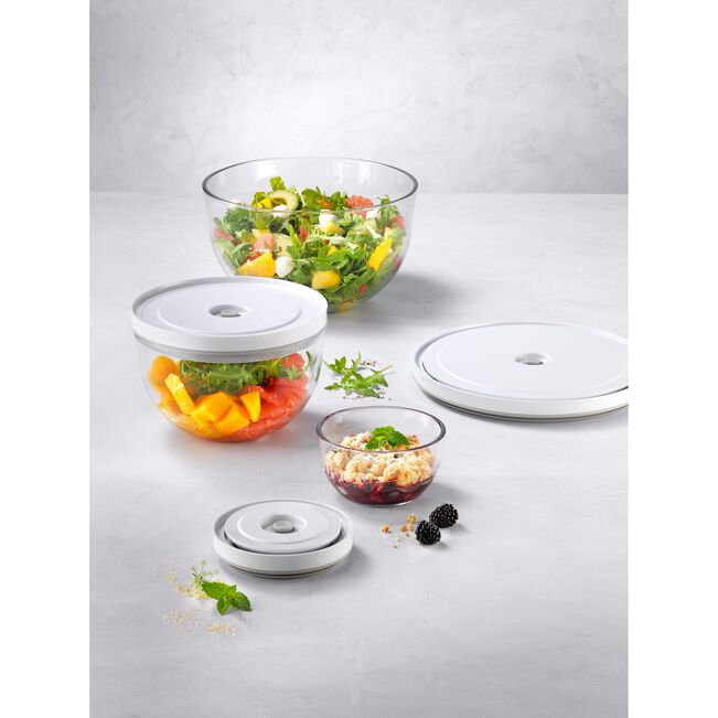 Set de bols sous vide S/M/L / 6-pcs, Verre, Fresh & Save - Zwilling