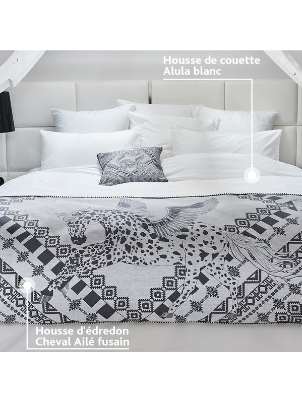HOUSSE DE COUETTE ALULA BLANC