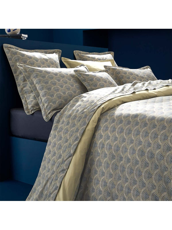 HOUSSE DE COUETTE EVENTAILS ARGILE