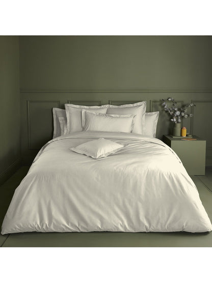 HOUSSE DE COUETTE LA PERCALE FRANCAISE BLANC CASSE