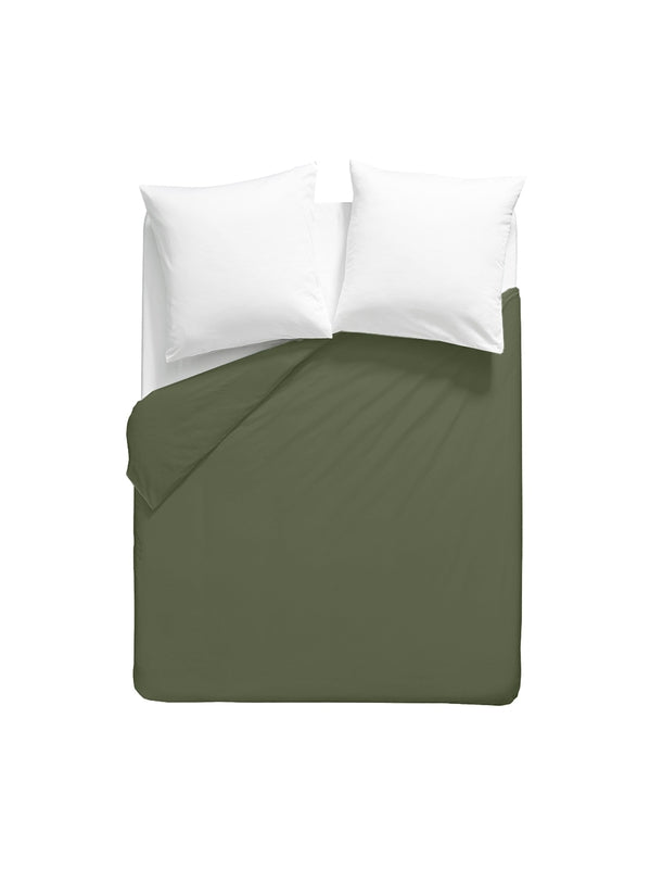 HOUSSE DE COUETTE LA PERCALE FRANCAISE KAKI