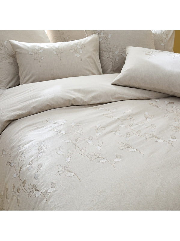 HOUSSE DE COUETTE MONNAIE DU PAPE NATUREL