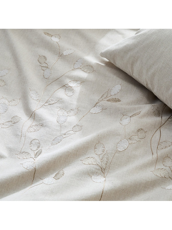 HOUSSE DE COUETTE MONNAIE DU PAPE NATUREL