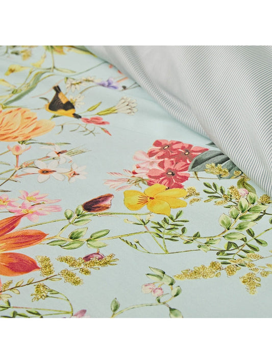 HOUSSE DE COUETTE PRIMAVERA VERT D EAU