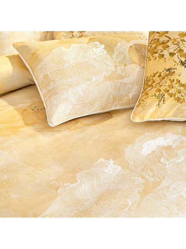 HOUSSE DE COUETTE SOLEIL D'OR DORE