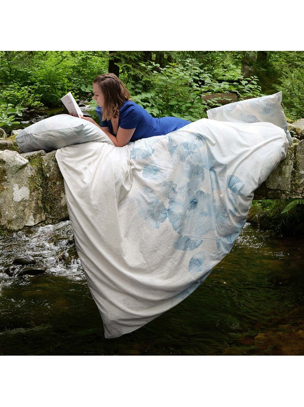 HOUSSE DE COUETTE VAGUES LDL INDIGO