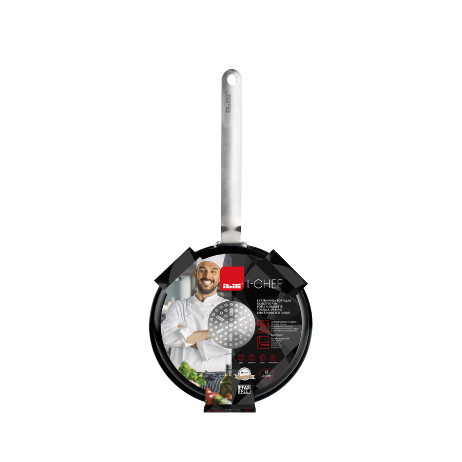 Poêle à Omelette I-Chef 24 cm - Ibili