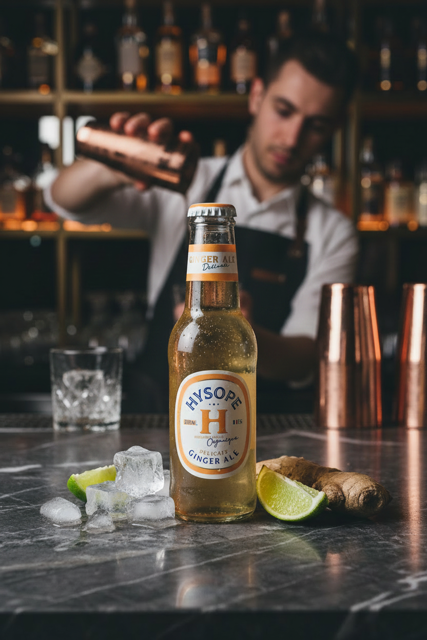 HYSOPE Ginger Ale 4x20 cl Bio - La Maison du Whisky