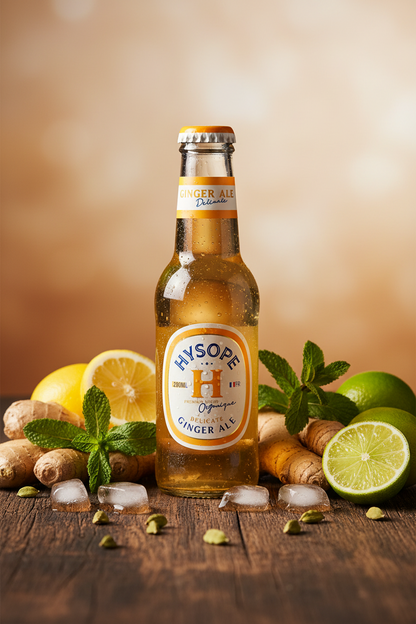 HYSOPE Ginger Ale 4x20 cl Bio - La Maison du Whisky