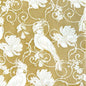 Serviettes papier perruche or  40 x 40 cm - Françoise Paviot