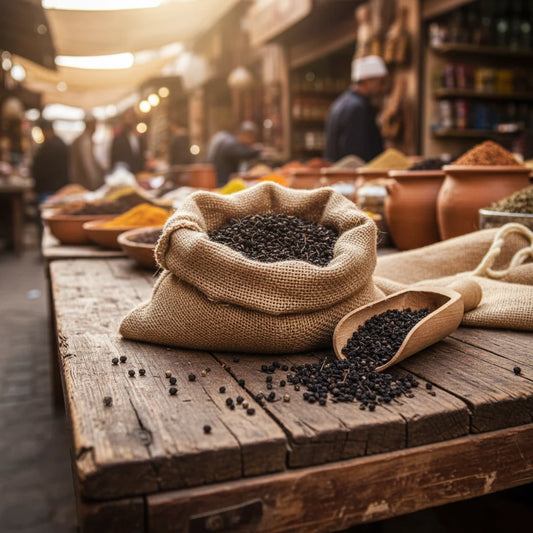 Grains de poivre noir voatsiperifery en vrac