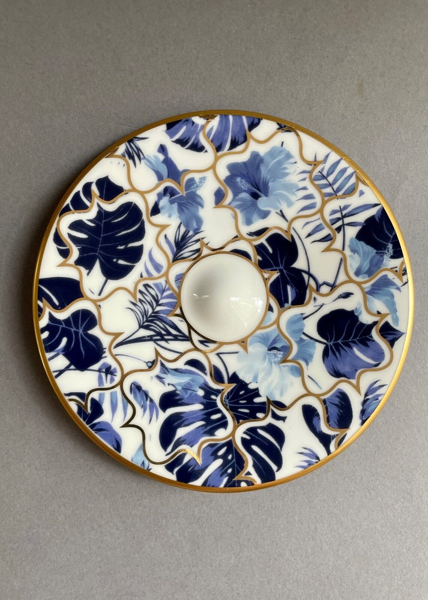 Verre a the ou expresso bleu - AOC