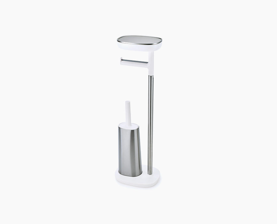 Set Porte Papier-Toilette Et Brosse WC EasyStore Plus
