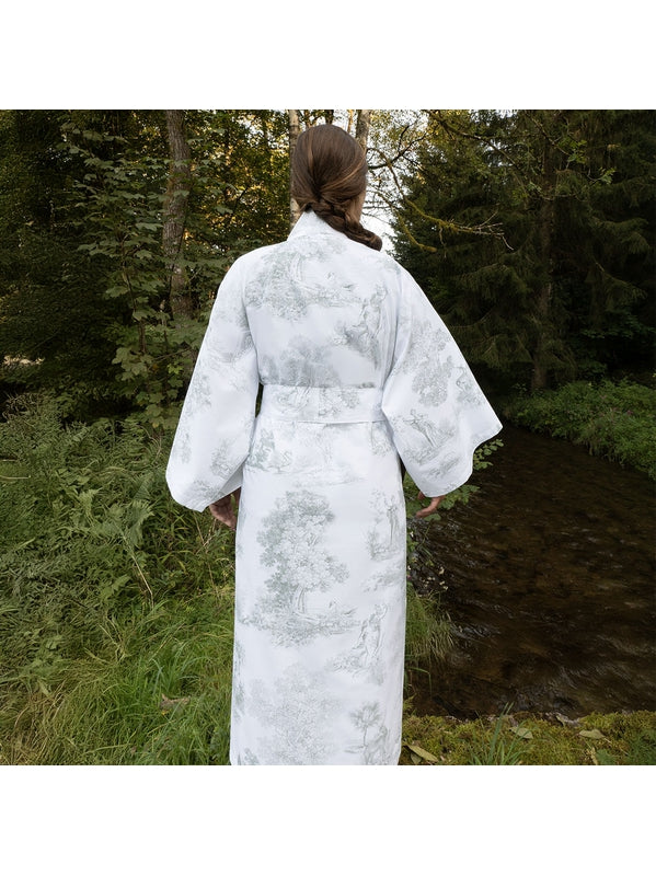 KIMONO LONG POESIE VERDE