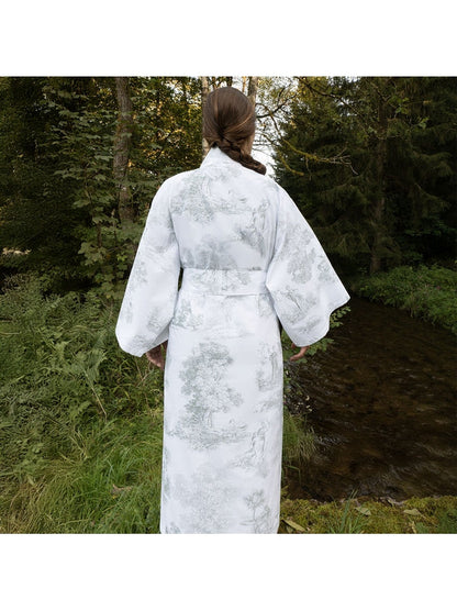 KIMONO LONG POESIE VERDE