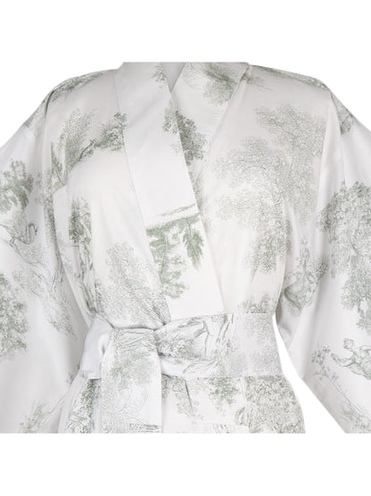 KIMONO LONG POESIE VERDE