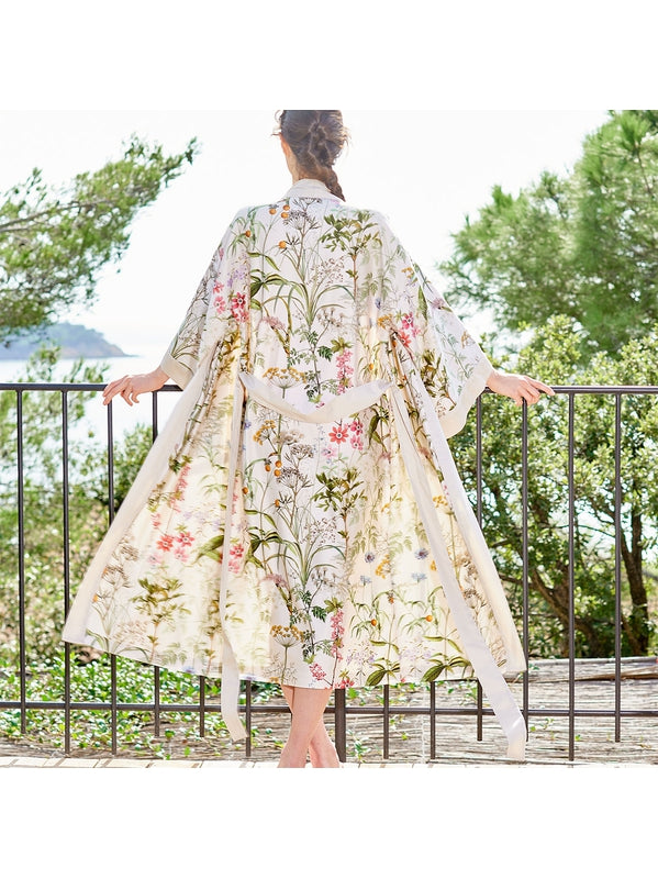 KIMONO LONG PRAIRIE LEGERE BEIGE