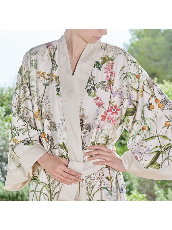 KIMONO LONG PRAIRIE LEGERE BEIGE