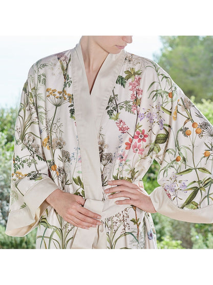 KIMONO LONG PRAIRIE LEGERE BEIGE