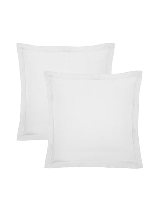 LOT DE 2 TAIES LA PERCALE FRANCAISE NEIGE