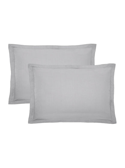 LOT DE 2 TAIES LA PERCALE FRANCAISE PLATINE