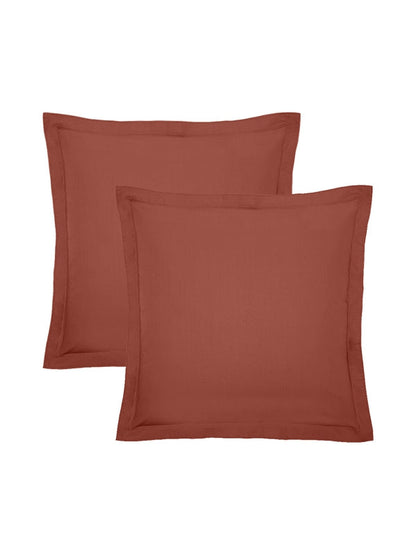 LOT DE 2 TAIES LA PERCALE FRANCAISE ROUILLE