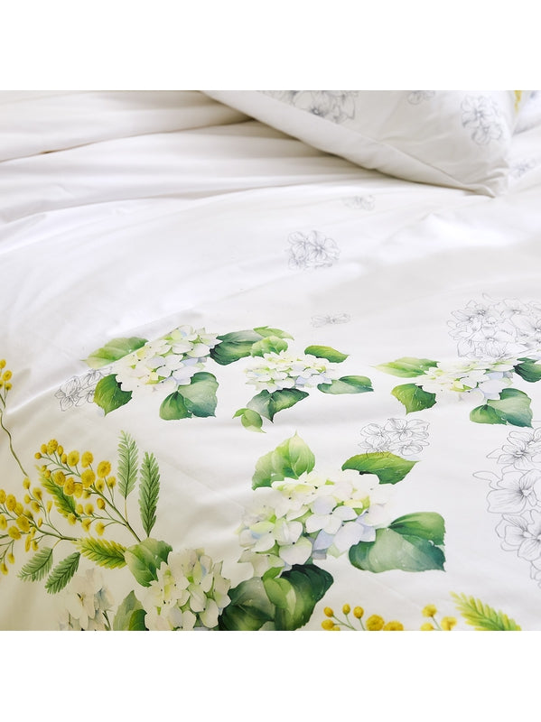 LOT H.COUETTE +TAIES ANNABELLE MIMOSA