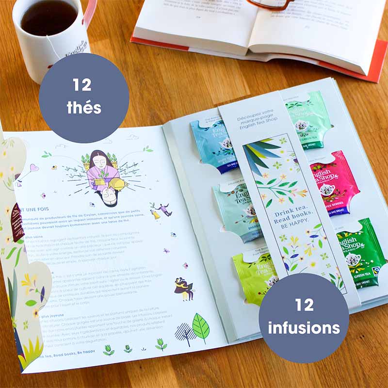 Livre de thés et infusions Bien être 24 sachets bio - English Tea Shop