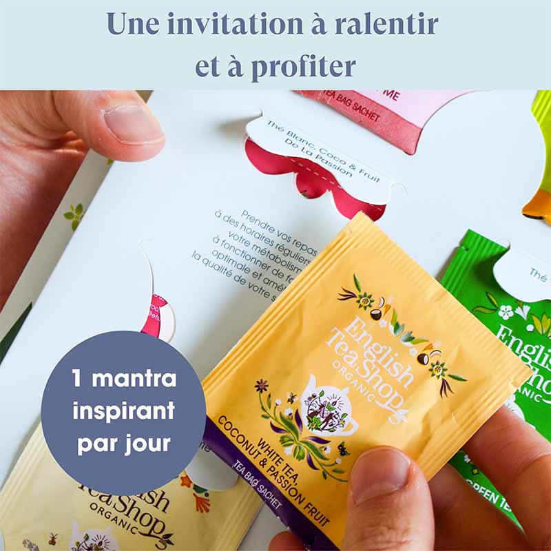 Livre de thés et infusions Bien être 24 sachets bio - English Tea Shop