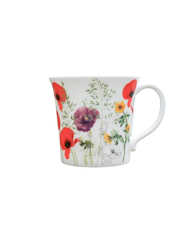 Mug Les Coquelicots Violet Tu - Garnier Thiebaut