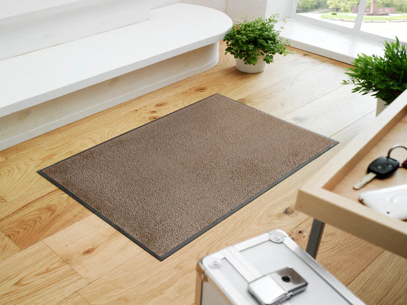 Tapis Monocolour Taupe 50 x 75 cm - Wash+Dry
