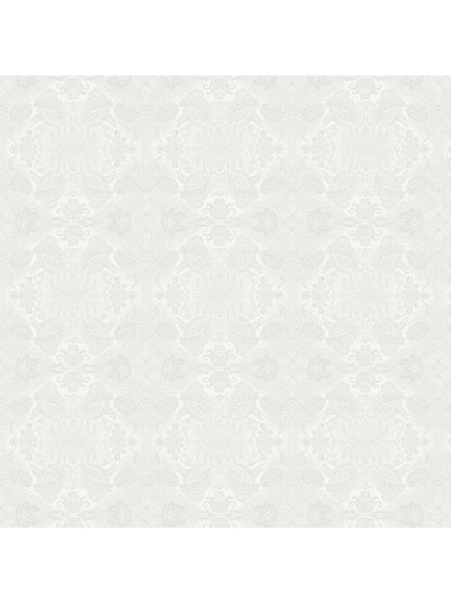 Tissu enduit Mille Isaphire blanc pour nappe sur mesure 185 cm