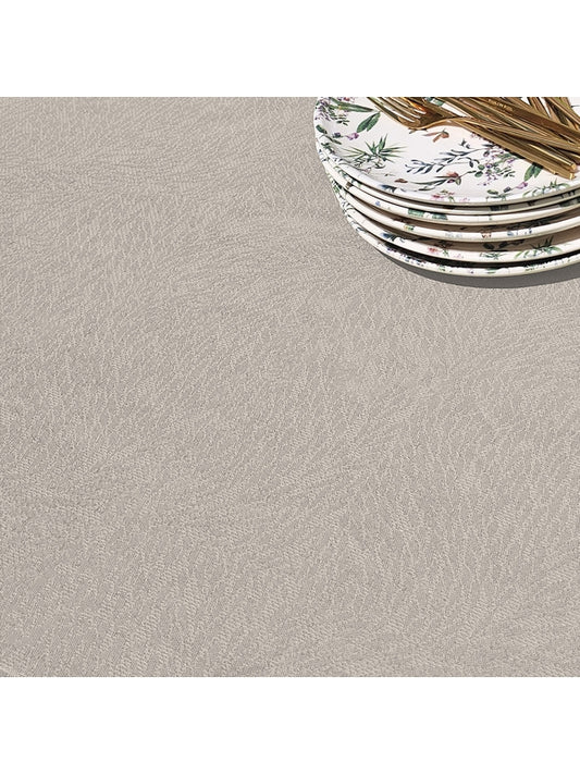 Tissu au mètre Paradia Lin beige, nappe sur-mesure, 180 cm de large
