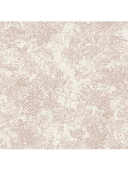 Nappe sur mesure beige esprit jardins en coton, finition ourlets standards