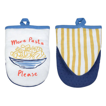 Paire de maniques Pasta lovers Club - Ulster Weavers