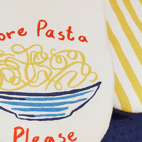 Paire de maniques Pasta lovers Club - Ulster Weavers