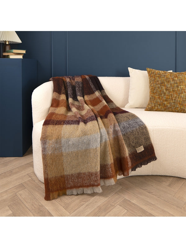 MOHAIRA ECOSSAIS SIENNE