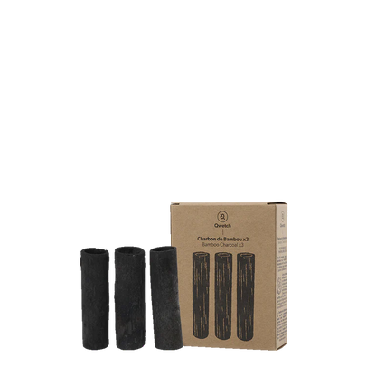Lot de 3 Charbon de Bambou pour bouchon infuseur - Qwetch
