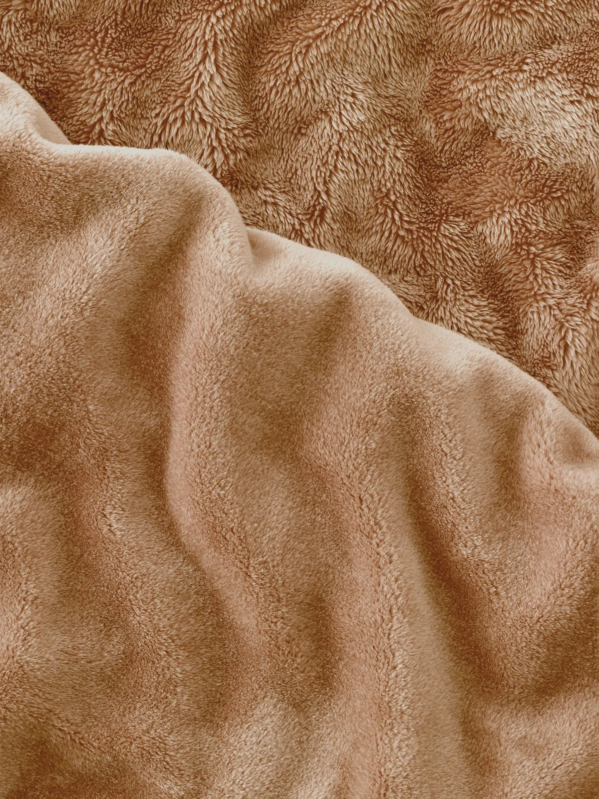 Plaid Cosy Monochrome Beige - vue rapprochée